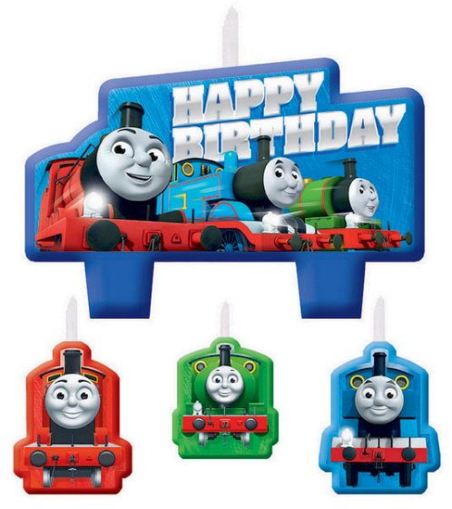 Thomas All Aboard Happy Birthday Candle Set.