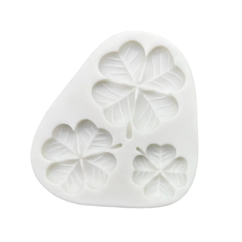 Silicone Mould - 3PC Shamrock / Clover - S294