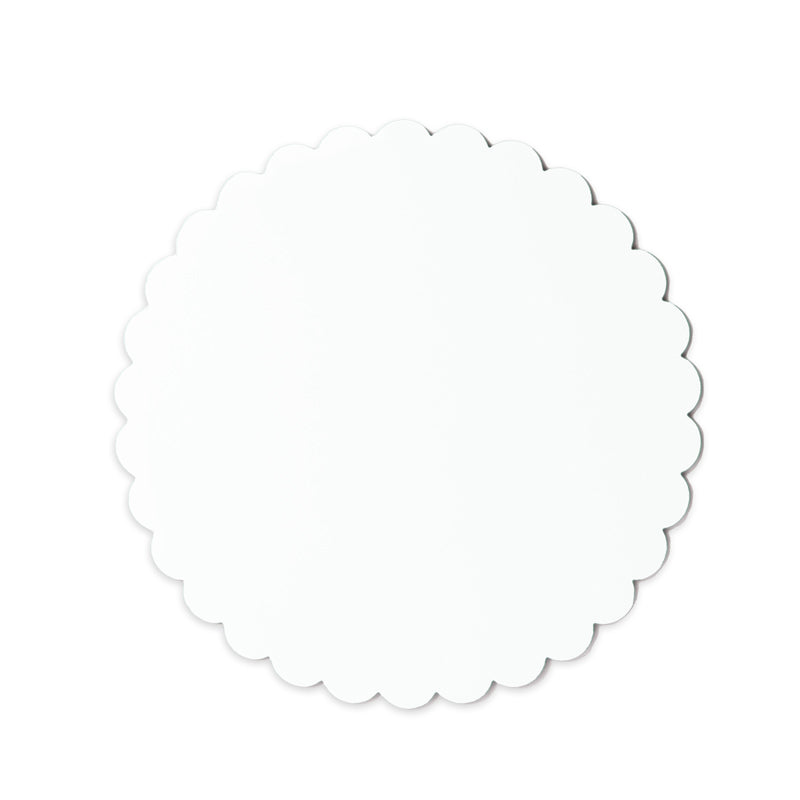 10" Scalloped Cake Board - Assorted Colours