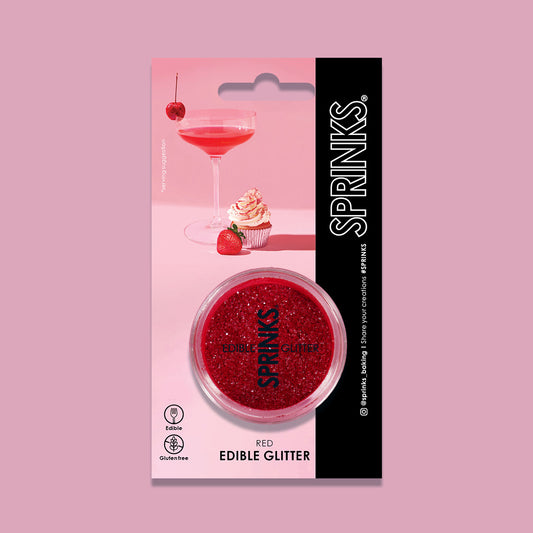Sprinks - Edible Glitter - Red