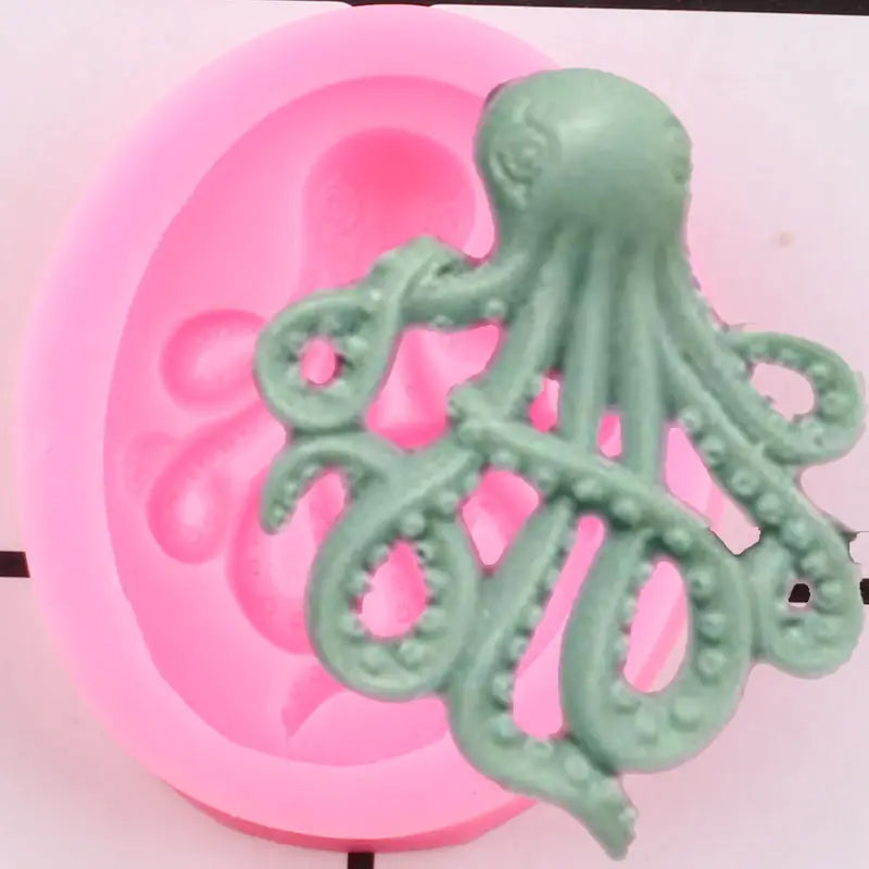 Silicone Mould - Octopus - S125.