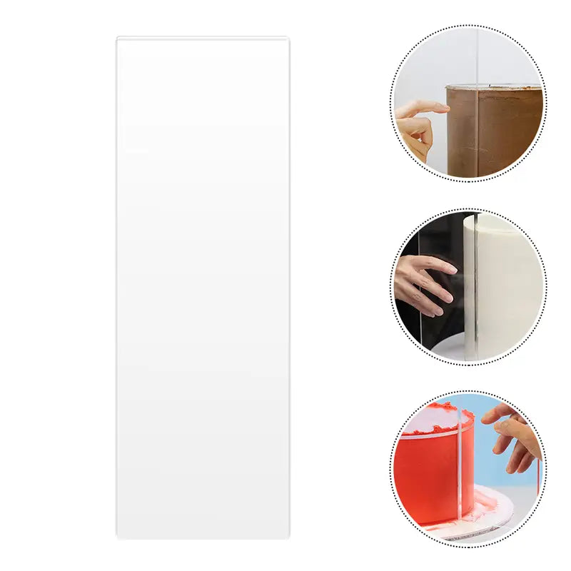 Transparent Rectangular - Scraper - 20.3 x 12.7cm