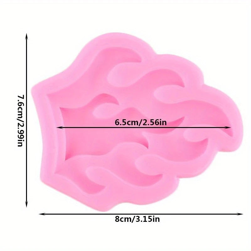 Silicone Mould - Single Fire / Flame S439