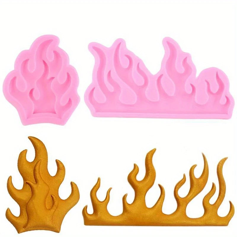 Silicone Mould - Single Fire / Flame S439