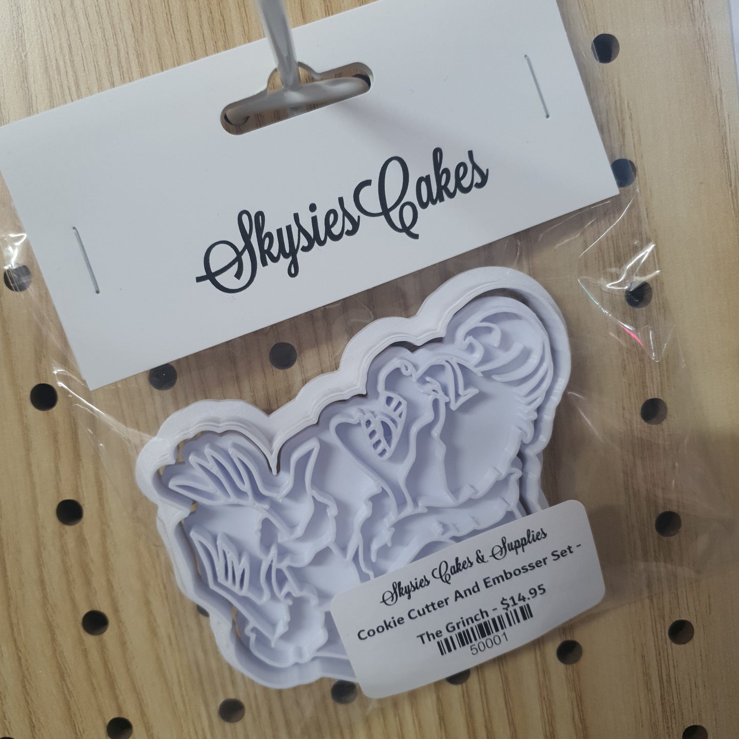 Cookie Cutter And Embosser Set - The Grinch