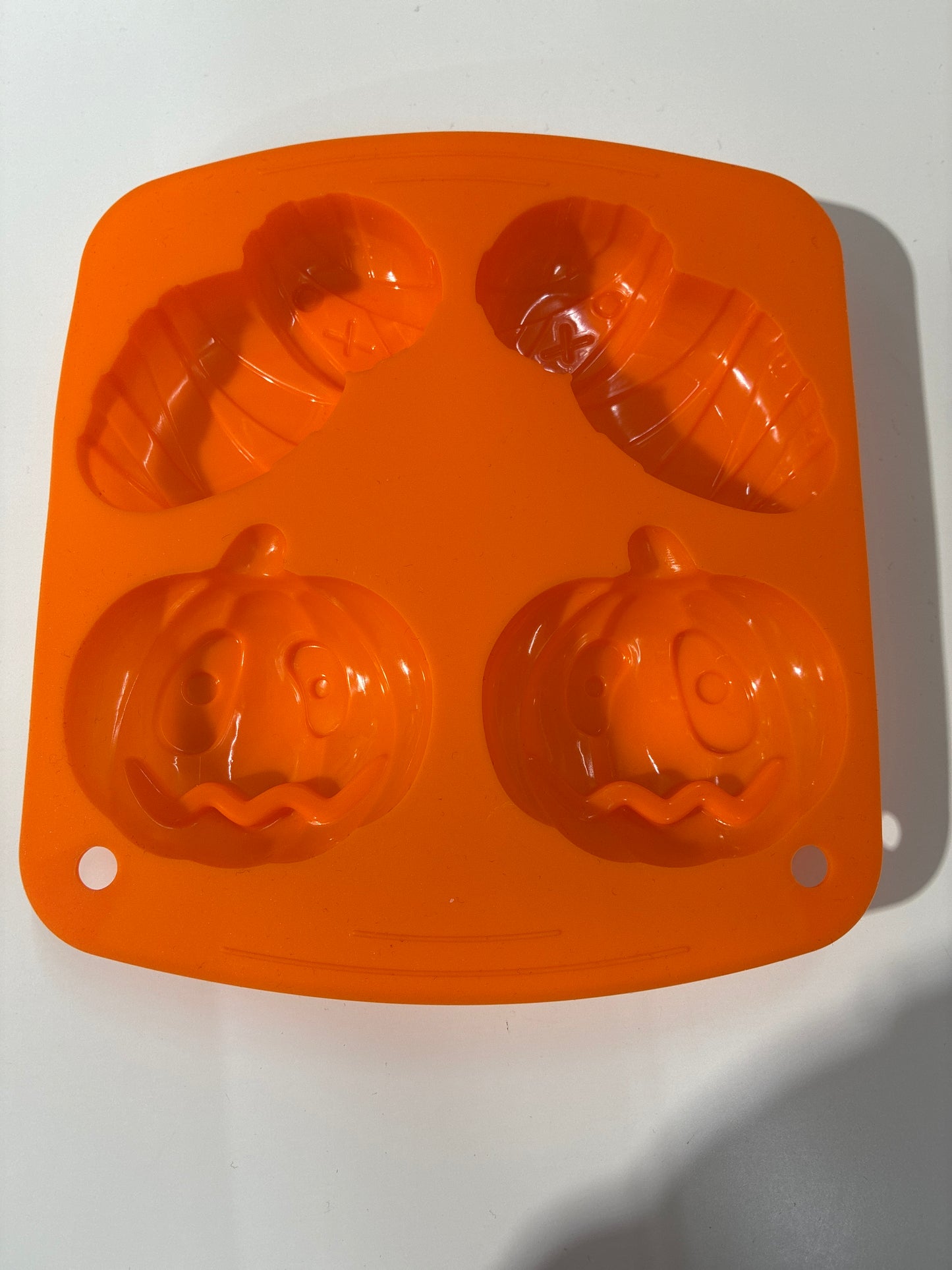 4Pc Halloween Silicone Mould - Pumpkin & Mummy