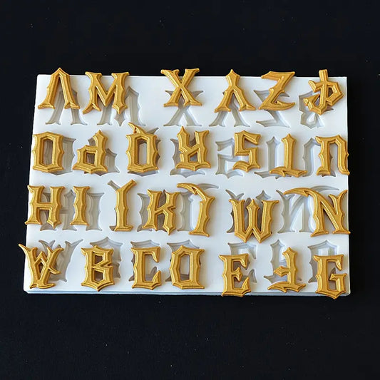 Silicone Mould - NINJA FONT - S609
