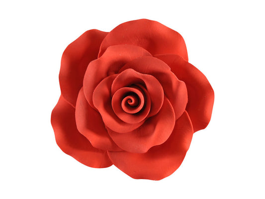 Sugar Flower - Old Fashioned Rose - Red.