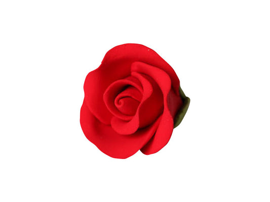 Sugar Flower - Tea Rose - Small - Red.