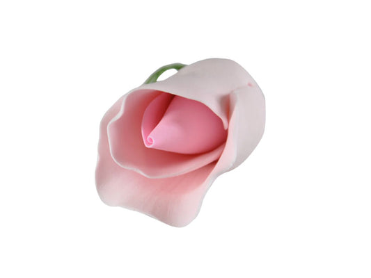 Sugar Flower - Small - Single Rose - Pink.