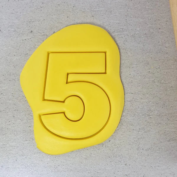 Custom Cookie Cutters - Number Cutters (Wide Version) FULL SET - 3INCH.