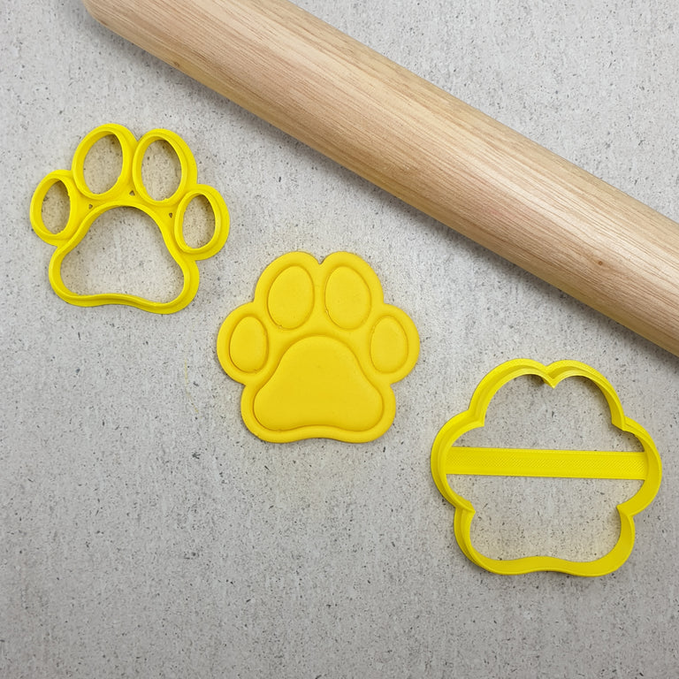 Custom Cookie Cutter Paw Cutter Set.