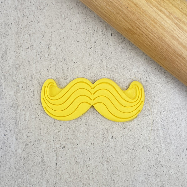 Custom Cookie Cutters Embosser and Cutter Set - Moustache V2.