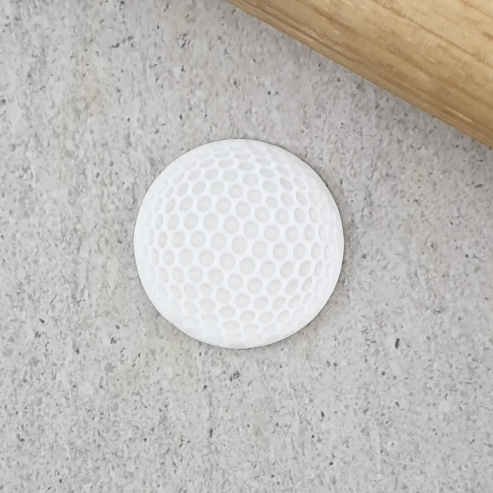 Custom Cookie Cutters - Golf Ball Embosser With Cutter- 42mm