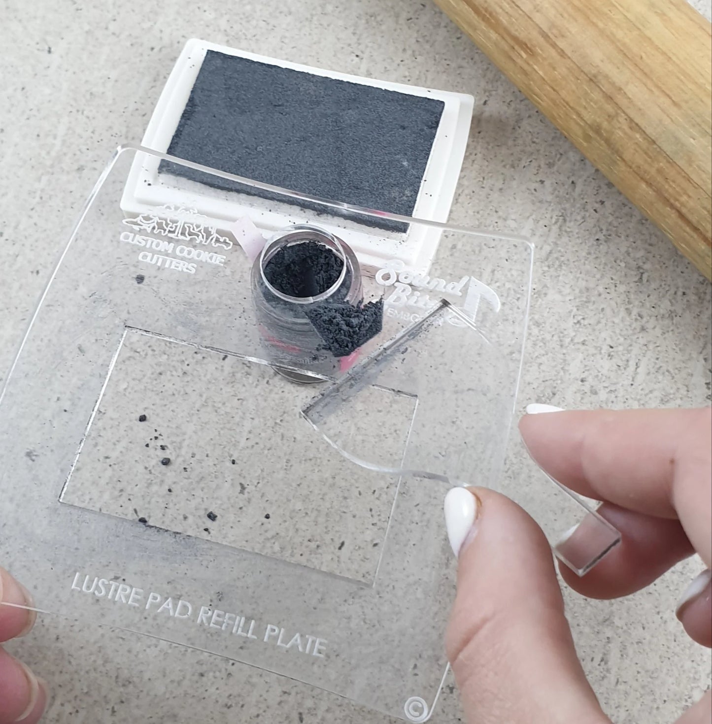 Custom Cookie Cutter - Lustre Pad & Refill Plate Set