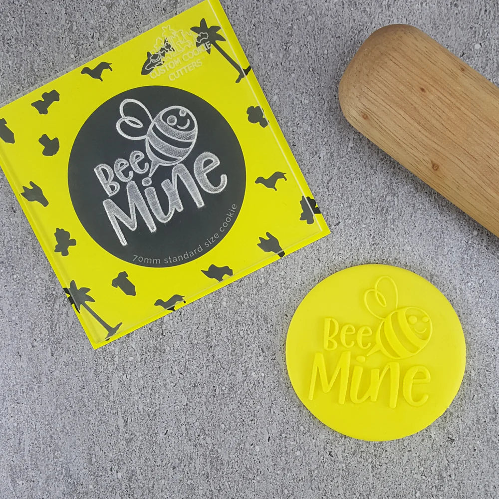 Custom Cookie Cutter Bee Mine Debosser