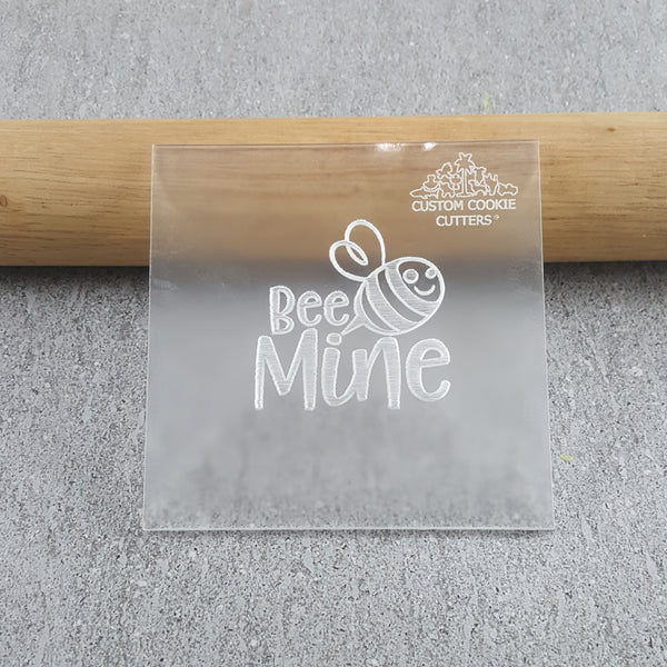 Custom Cookie Cutter Bee Mine Debosser