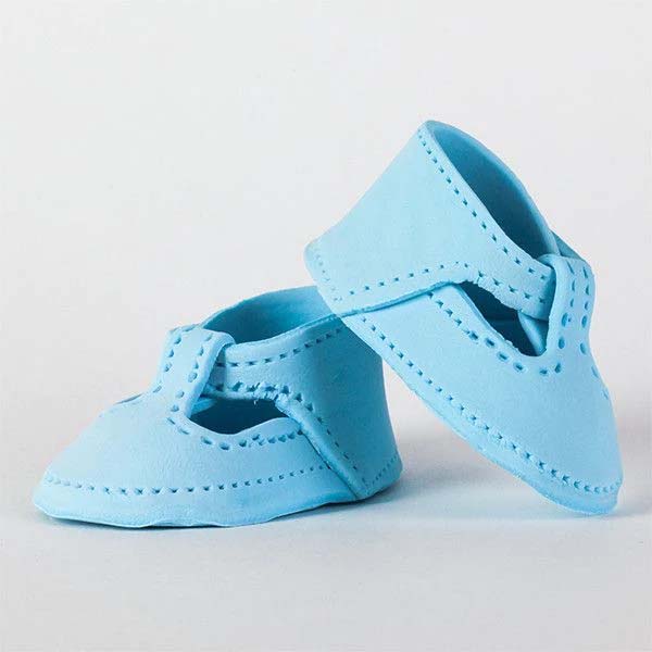 Handcrafted Sugar Topper - Baby Mary Jane Booties