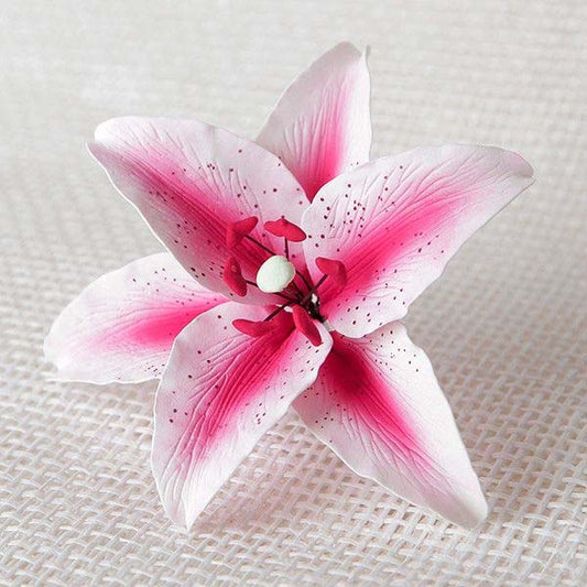 Sugar Flower - Stargazer Lily - Pink.