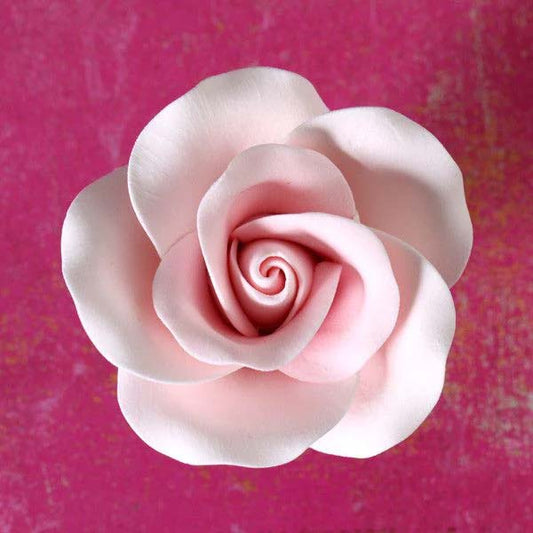 Sugar Flower - Tea Rose - Large - Pink.