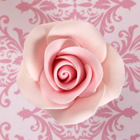 Sugar Flower - Tea Rose - Medium - Pink.