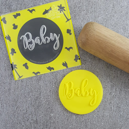 Custom Cookie Cutter Baby Debosser