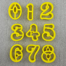 Custom Cookie Cutters - 2 Inch Number Cutters (Groovy) FULL SET