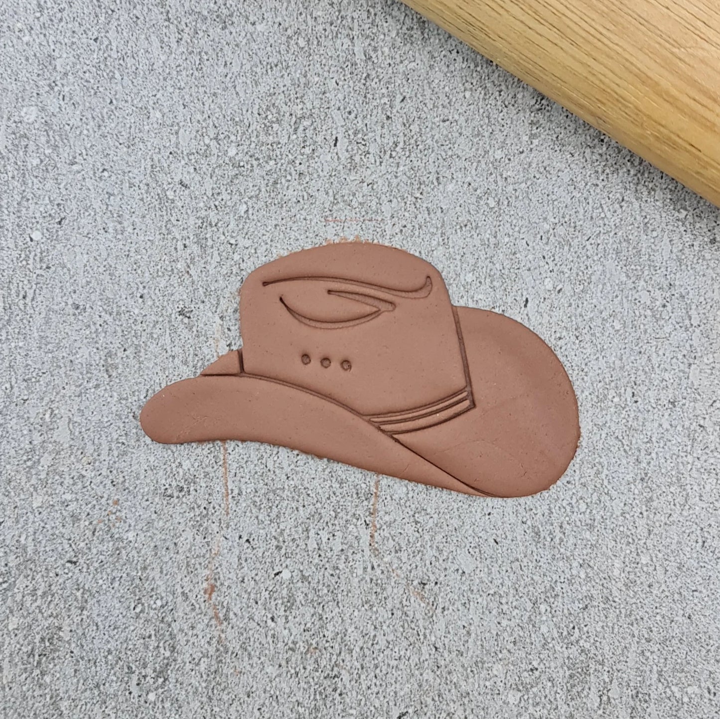 Custom Cookie Cutter - Akubra Hat Cutter and Embosser Set.