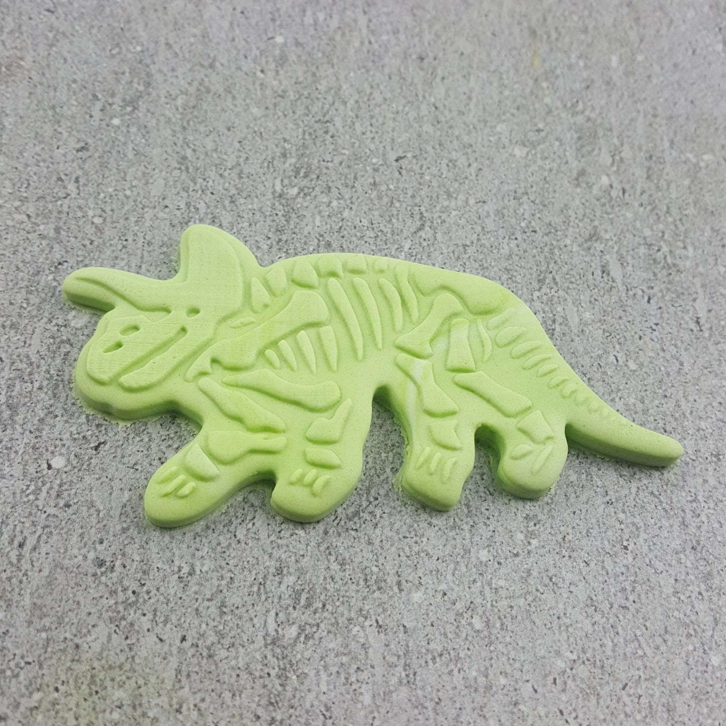 Custom Cookie Cutters - Triceratops Fossil Bones Debosser & Cutter Set.