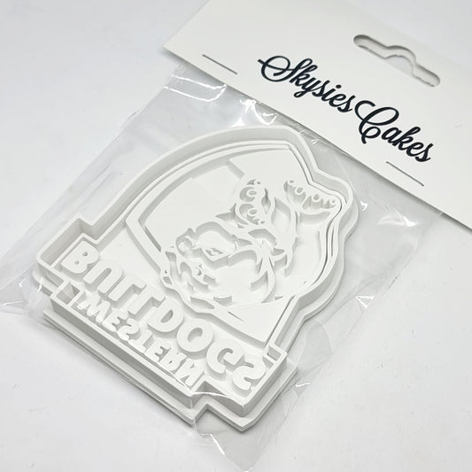 Cookie Cutter And Embosser Set - AFL Western Bulldogs