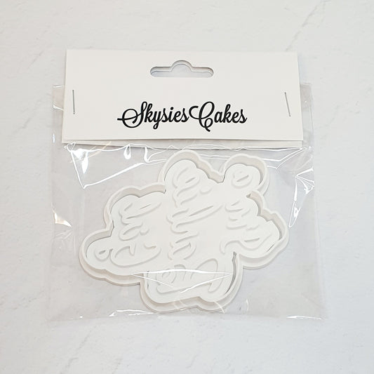 Cookie Cutter And Embosser Set - I'm a barbie Girl Logo