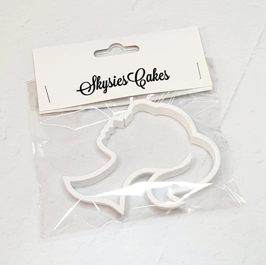 Cookie Cutter - Barbie Head Silhouette Logo