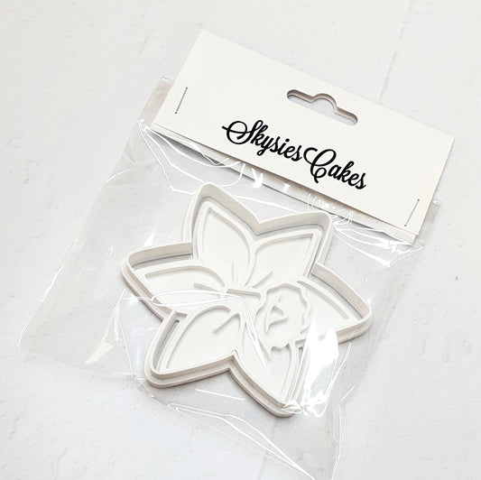 Cookie Cutter And Embosser Set - Daffodil