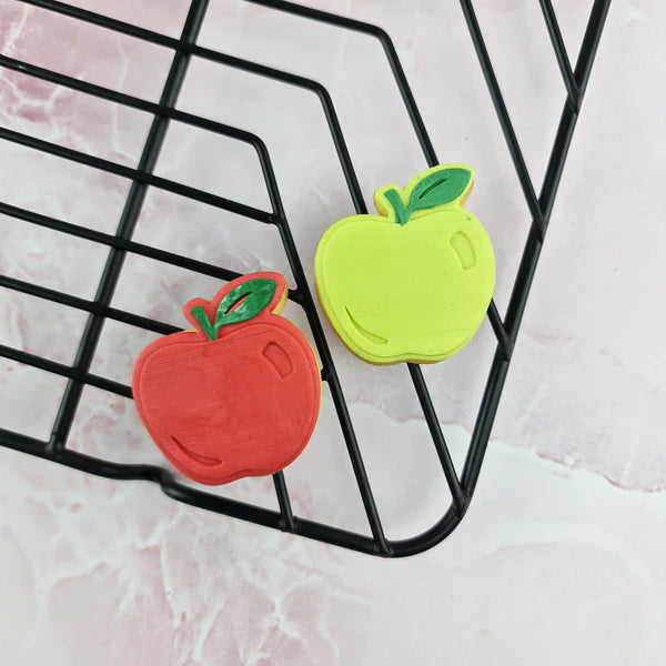 Custom Cookie Cutter - Mini Apple Cutter and Embosser Set.