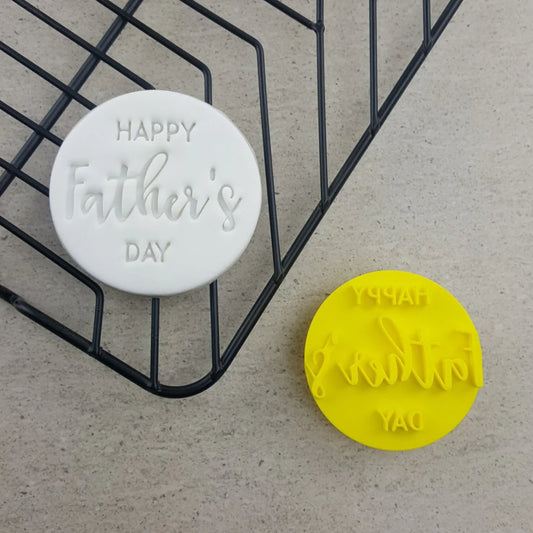 Custom Cookie Cutters Embosser - Happy Father's Day