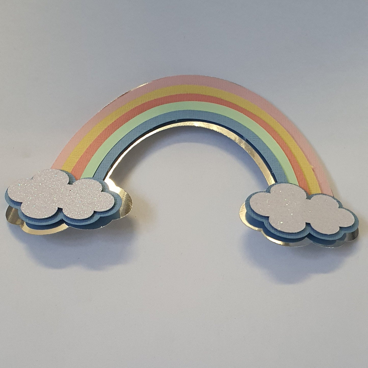 Rainbow Cardstock Toppers.