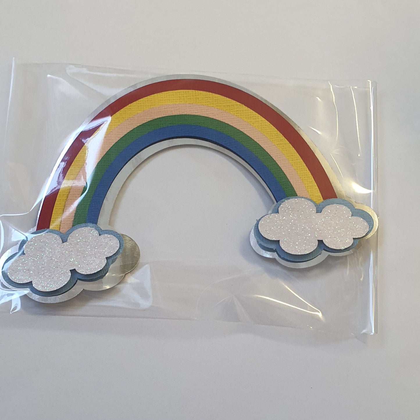 Rainbow Cardstock Toppers.