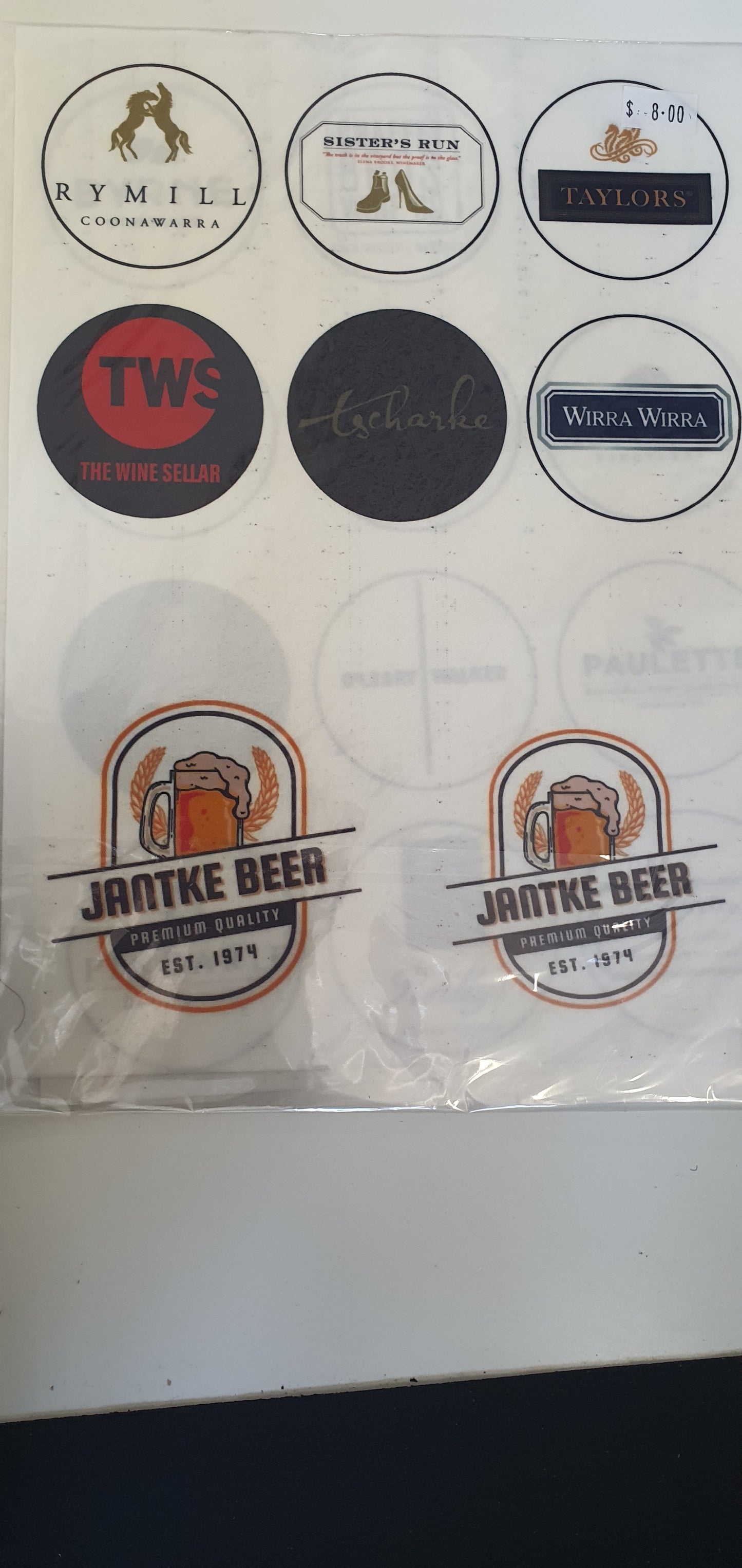 A4 Seconds Edible Images.