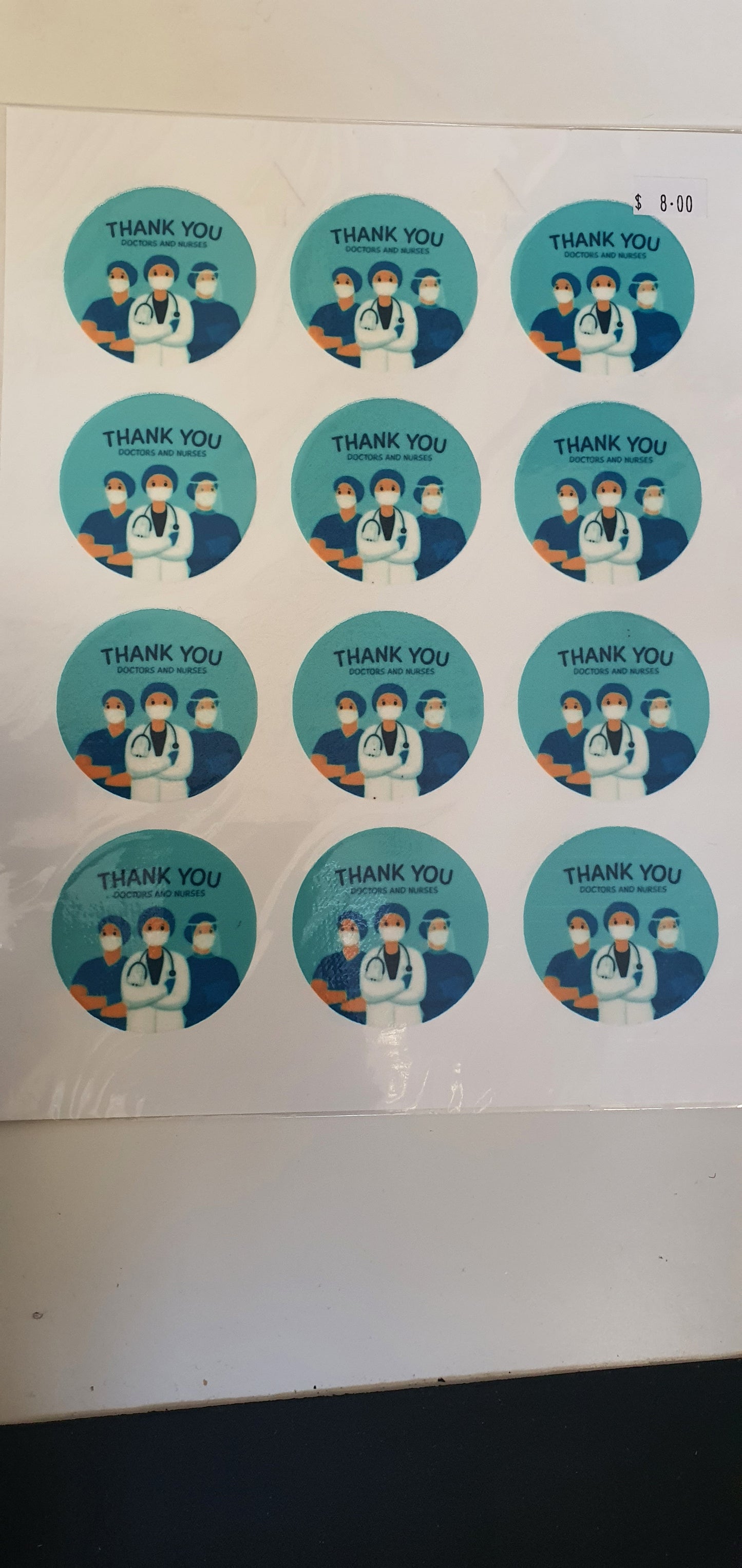 A4 Seconds Edible Images.