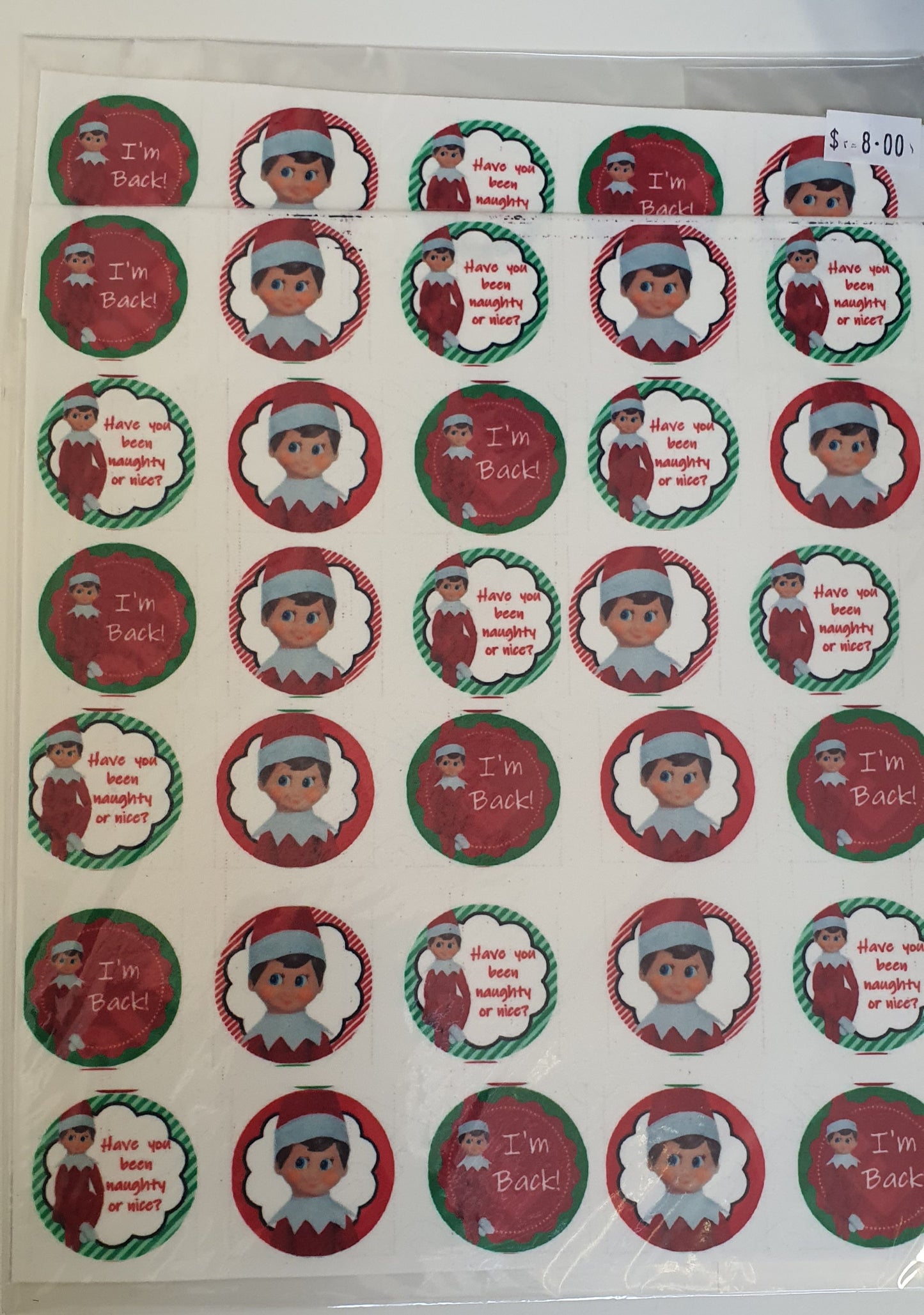 A4 Seconds Edible Images.