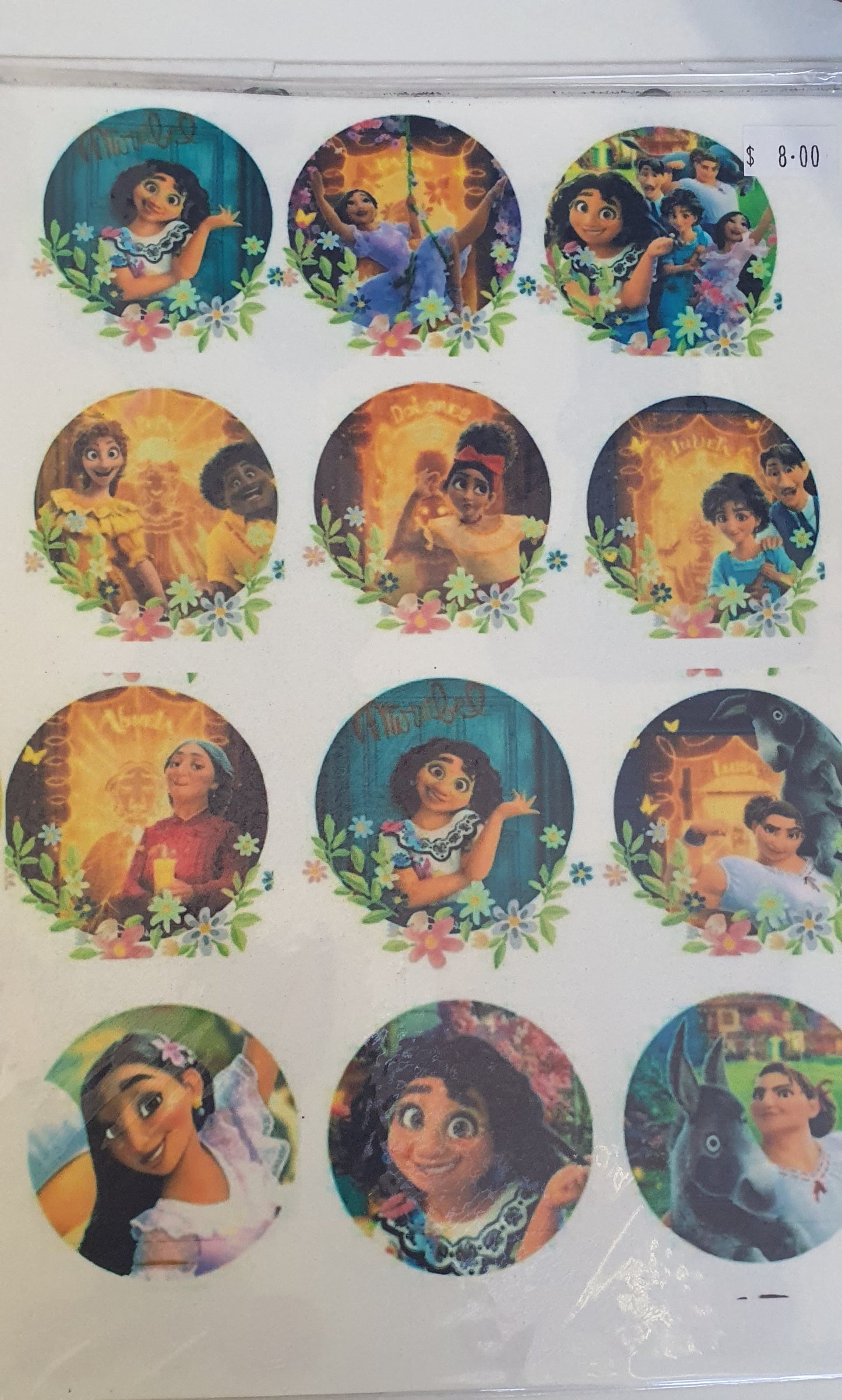 A4 Seconds Edible Images.