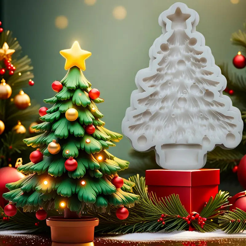 Christmas Tree Silicone Mould S650