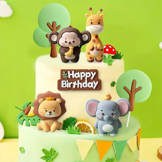 Jungle Animal V1 Cake Decorating Kit