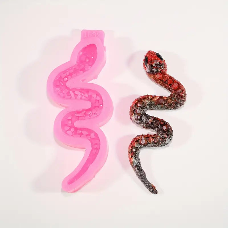 Gemstone Pattern Snake - Silicone Mould - S610