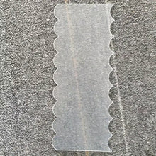 Acrylic Scraper - Large Scallop Comb