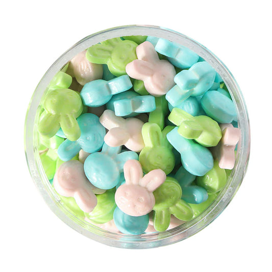 100g Sprinkles Pastel Easter Bunnies / Rabbits.