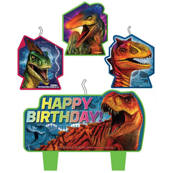 Jurrasic World Happy Birthday Candle Set.