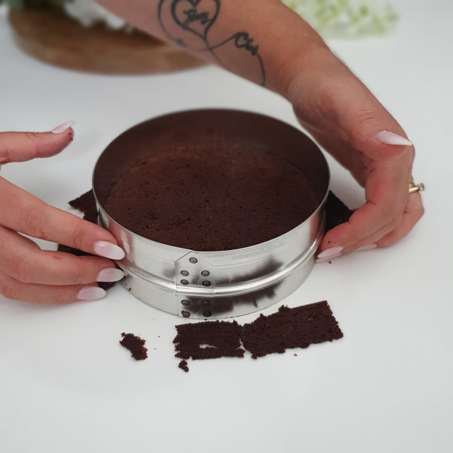 CutterCraft Cake Edge Cutting Trim Ring - Assorted Sizes