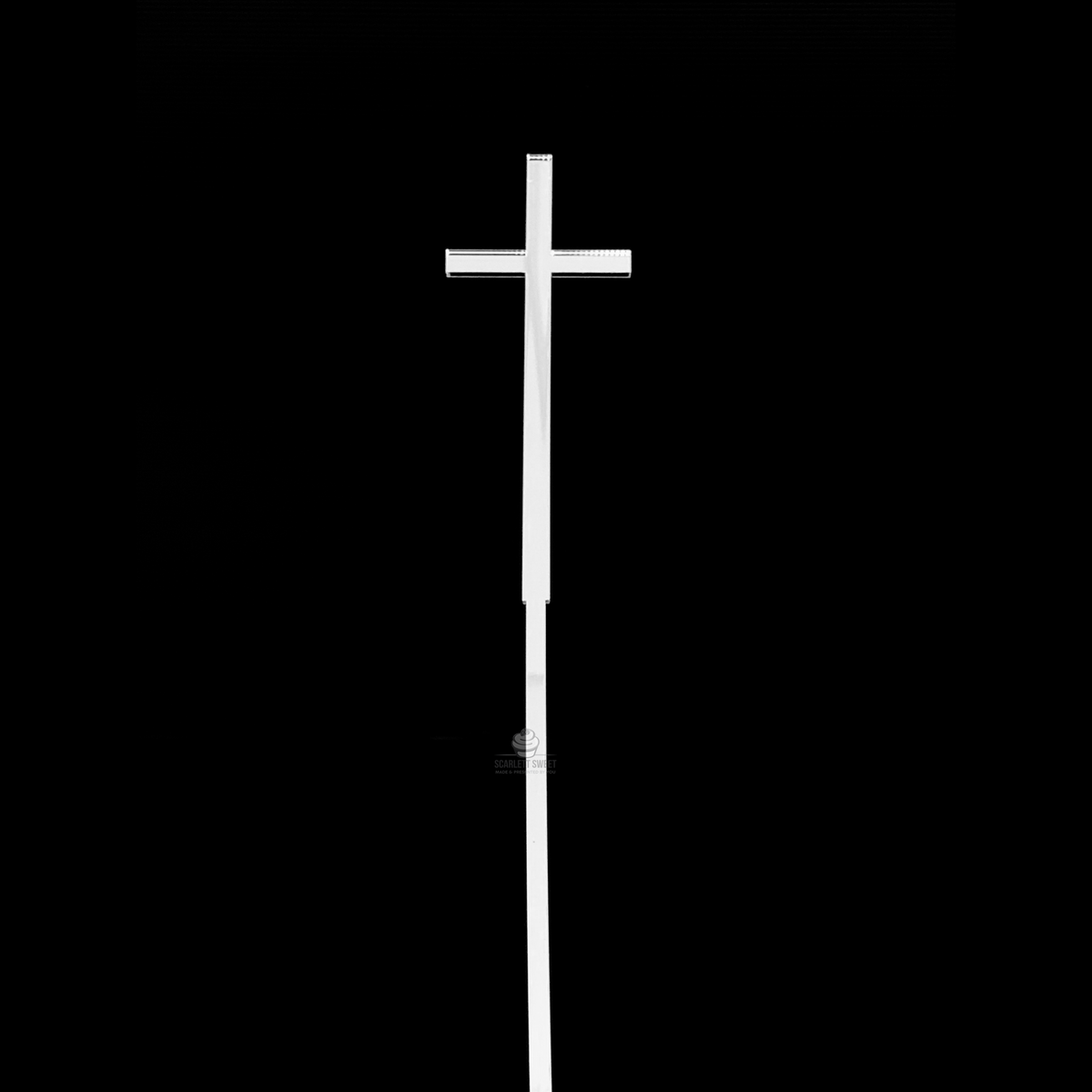 Acrylic - Silver Cross 13cm