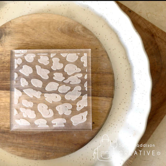 (Sarah Maddison Creative) - Leopard Pattern Debosser - Custom Cookie Cutter